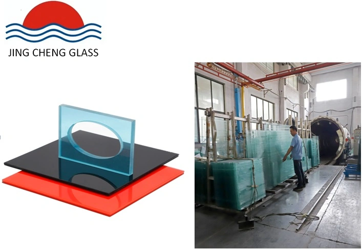 6.38mm/8.38mm/10.38mm/12.38mm Tempered Clear and Color Laminated Glass